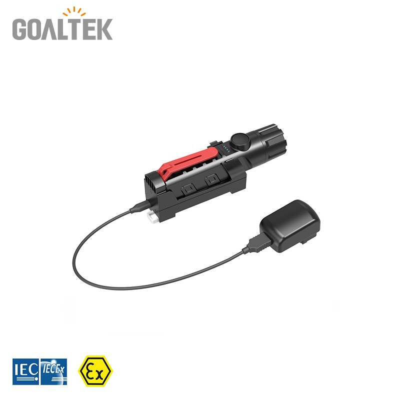 ExMP31R Explosionsgeschützte LED-Taschenlampe Zone1/21 Bergbau M2 | Akku | Ladegerät