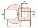 1/2 Stechschlüsseleinsatz Maulschlüssel 24 mm