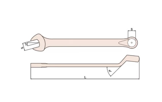 Ringmaulschlüssel gekröpft 