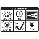 XPR-5522GMX Sicherheits-LED-Taschenlampe / 240 Lumen