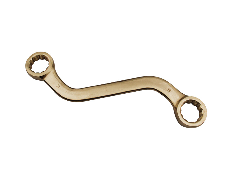 152A Double ring wrench, curved