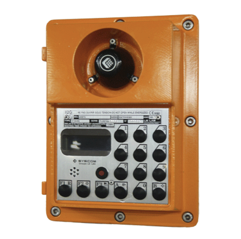 TLS214A2C9L Explosion-proof telephone with speakerphone