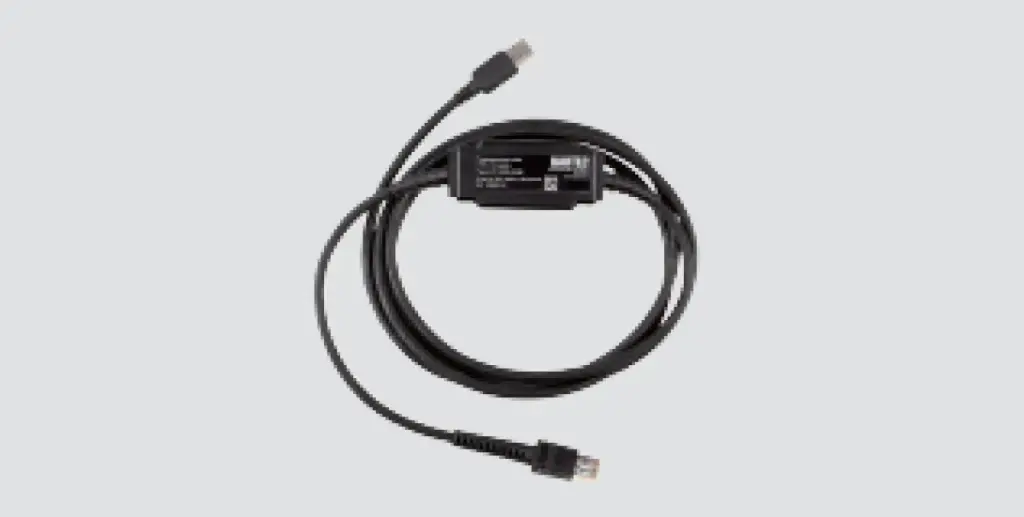 Programming cable and connection cable USB 1.9 m (smooth) for BCS 3608ex IS and BCS 3678ex IS