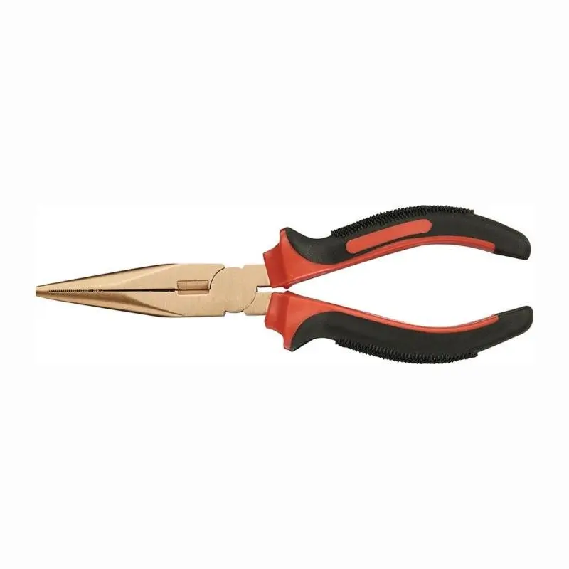 Non-sparking telephone pliers, handles with hand protection