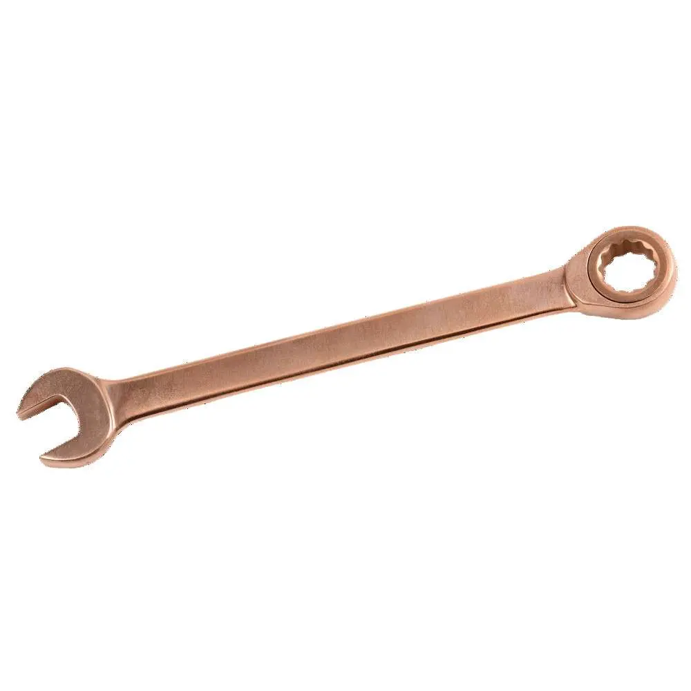 Combination ratchet wrench non-sparking