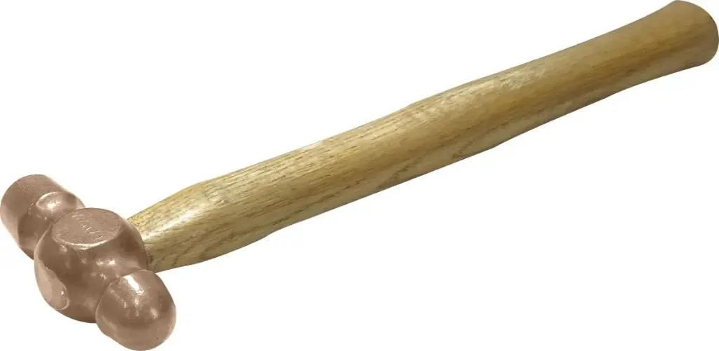 QTi® engineer's hammer, English pattern, with wooden handle