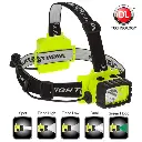 XPP-5458G Intrinsically safe multifunctional dual-light head torch with headband / 190 lumens