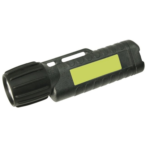 [222062] UK 3AA eLED CPO, TS, ATEX, black with retractable strip stripe