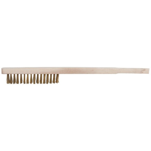 [963.9593] BRONZEplus spark plug brush, smooth round wire, 145 mm